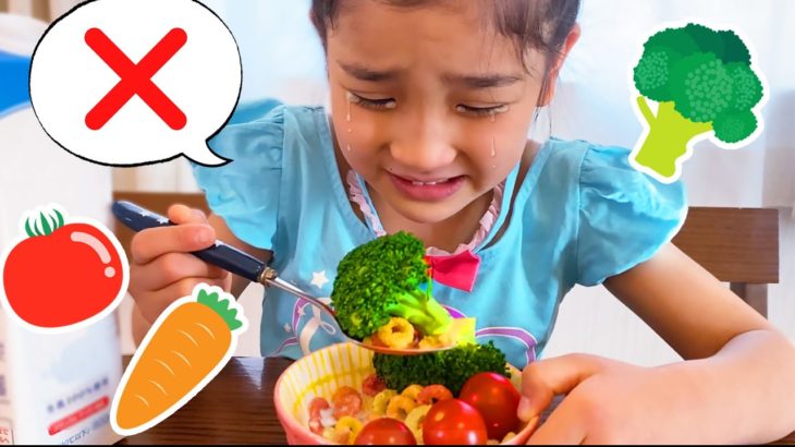 「やさい嫌い」ファストフードばかりはダメ！やさいで24時間チャレンジ…みのちゃん食べられるかな？