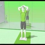 Wii Fit Plus Muscle training (ランジ)　筋トレ