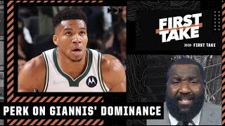 Giannis could be the most dominant player EVER! – Perk on Lakers vs. Bucks | First Take