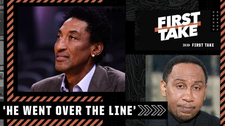 Stephen A. on Scottie Pippen’s comments about MJ: ‘I think he went over the line’ | First Take