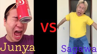 Junya VS Sagawa  funny video #96😂😂😂 | @Junya.じゅんや Junya 1 gou Sagawa /さがわ Sagawa 1 gou  Funny Tiktok