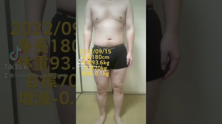 ダイエット4日目増減-0.1kg!#ダイエット#毎日投稿#shorts