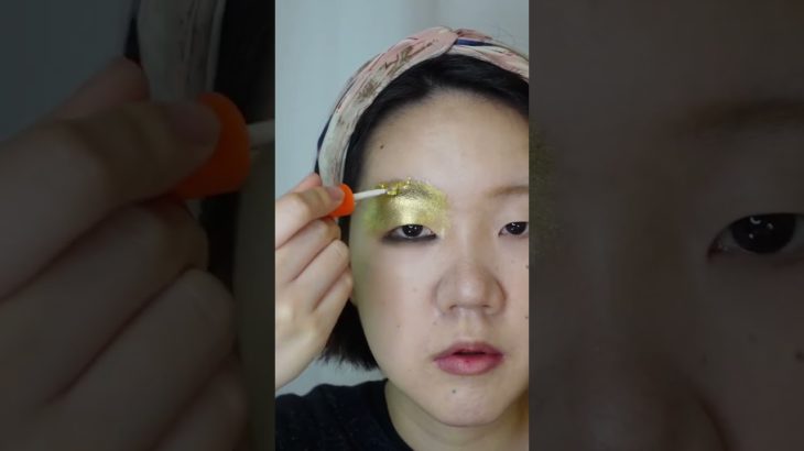 #shorts ゴールドメイク GOLD Make アートなメイクです