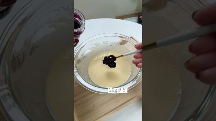 【ダイエットレシピ】レンジで簡単！ブルーベリーシフォン#shorts