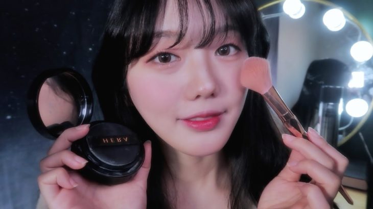 ASMR 囁きながら毎日メイクをする音💄ASMR Japanese Doing My Makeup 잠이오는 데일리 메이크업 Relaxing Whispers