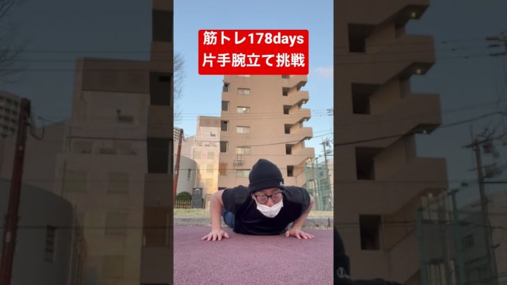 178days カリステニクス腕立てpushup workout ワークアウト  プリズナートレーニング  筋トレ　【general conversation in Japanese】#shorts