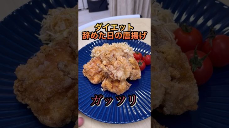 ダイエット辞めて唐揚げを食べる