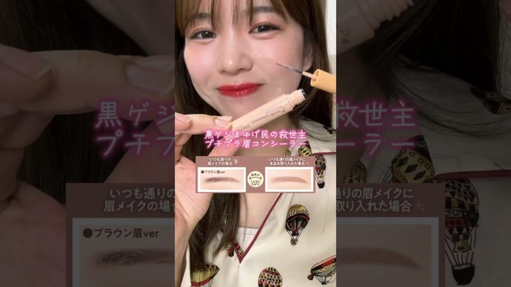 垢抜けへの近道！眉毛コンシーラー使いまくれ【キャンメイク】