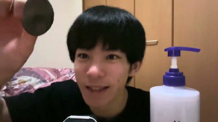 [ASMR] 雑なメンズメイクロールプレイ　makeup role play for men