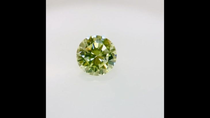 FANCY YELLOW GREEN 0.662ct RD/RT2765/CGL