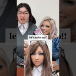 高校メイク講師がいをんちゃんを大変身❣️#渋女 #渋女メイク講師 #渋谷女子インターナショナルスクール #シブジョ #きぃりぷ #綺麗先生 #ギャル #ギャル先生 #いをんちゃん