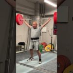 FCアスリートクラブ築地、M80歳クラス.暑い中、スナッチ筋トレ頑張りました。#weightlifting #ウェイトリフティング #筋トレ