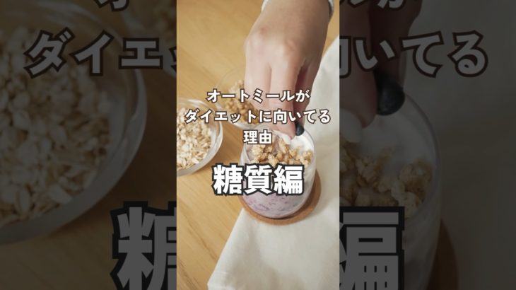 オートミールがダイエットに向いてる理由(糖質編) #オーツプロ #オートミール #オートミールバー #プロテインバー #プロテイン #ダイエット #朝食 #朝食置き換え #朝食置き換えダイエット