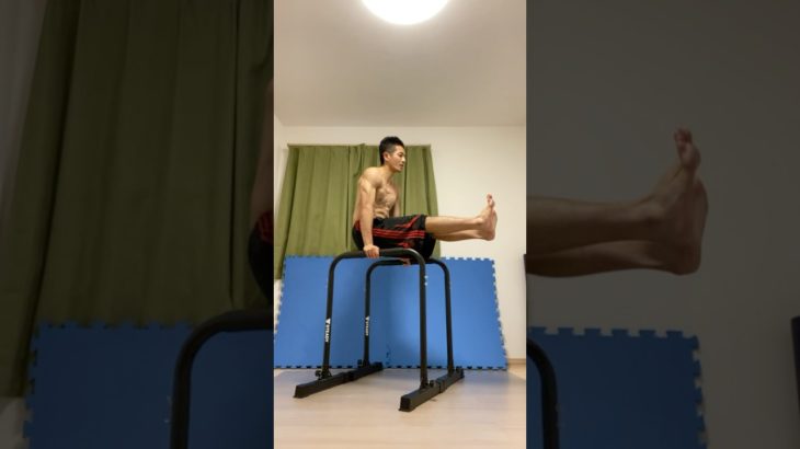 器具を使った自重負荷トレーニング💪#筋トレ