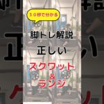 正しいフォームで脚トレ！#筋トレ #減量 #ダイエット #筋トレ #スクワット #健康#ショート #パーソナルトレーニング