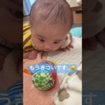 寝返り練習も頑張りつつ、首の筋トレも毎日頑張ってたね🥹昨日できなかったことができるようになるって本当すばらしい✨👏アンパンマン隊長の応援のおかげだね🤣#男の子ベビー #生後4ヵ月  #筋トレ