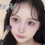 【grwm】デートメイクするから一緒に準備しよう꒰ᐡ֊ ‧̫ ֊ᐡ꒱ ピンクブラウンメイク🤎⟡.·
