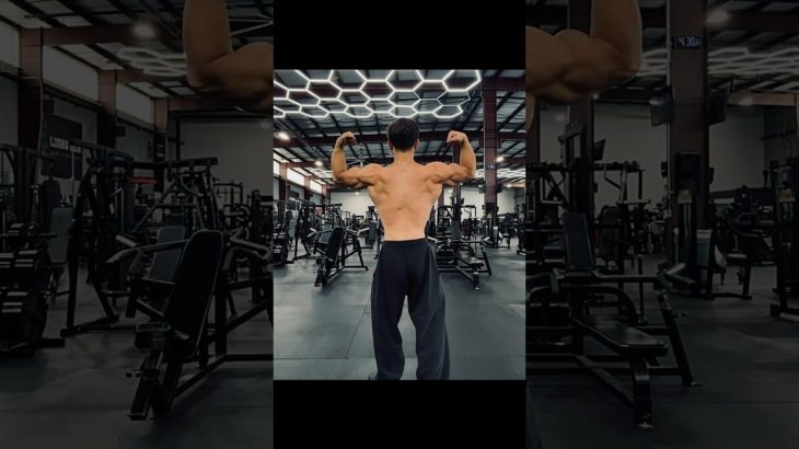 背中！ #おすすめ #ショート #ユーチューブ #筋トレ #筋肉 #ジム #モチベーション #shorts #short #ytshorts #gym #motivation