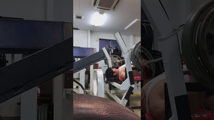 130kg7回 #胸トレ #筋トレ #workout