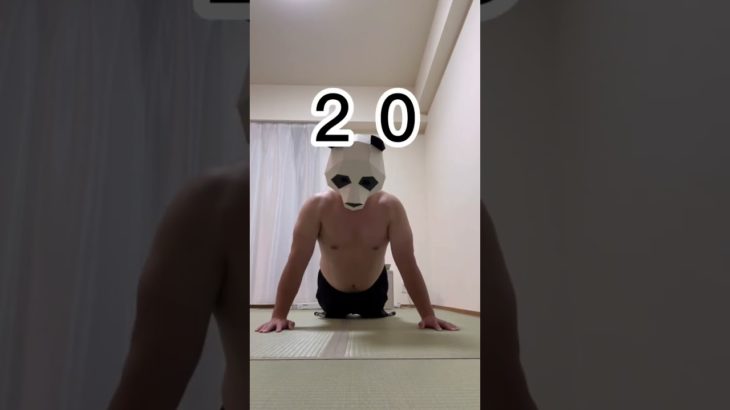 本日もSASUKEトライアウト式腕立て伏せチャレンジ！！！#筋トレ #自重トレーニング #腕立て伏せ #sasukeトライアウト #お願いマッスル