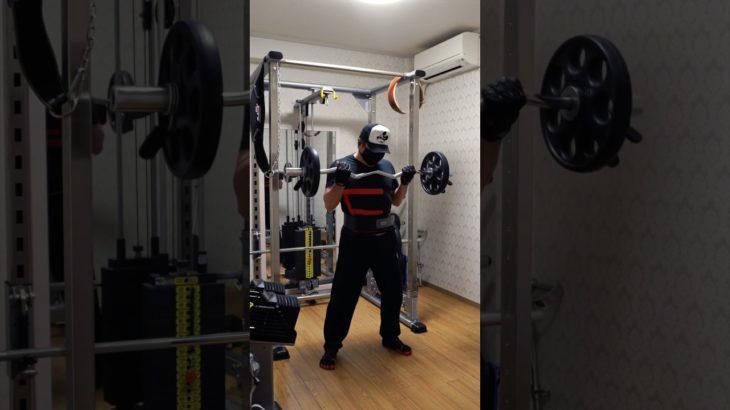 Arakan Fitness　#筋トレ #ホームジム #80s  #四十肩 #肩痛 #ストレッチ #SBD  #アームカール #オーバーヘッドエクステンション #リストカール #リバースカール