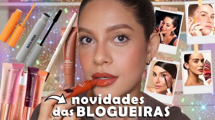 TESTEI OS ÚLTIMOS LANÇAMENTOS DE MAKE DAS BLOGUEIRAS!